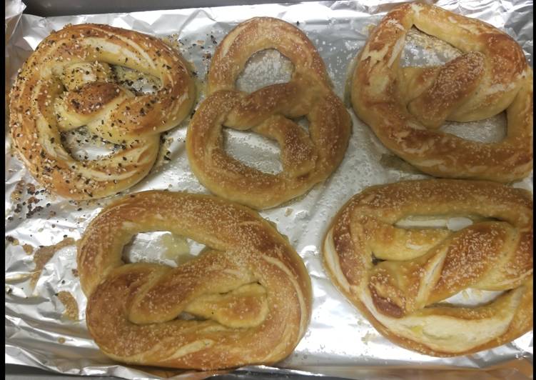 Simple Way to Prepare Speedy Easy homeade pretzels