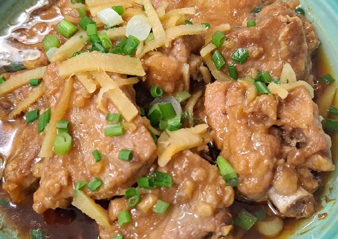 รูปหลักของสูตร ซี่โครงหมูนึ่งเต้าเจี้ยว
