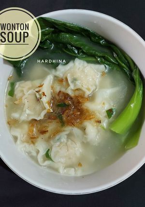 Foto resep Wonton Soup (Pangsit Rebus)