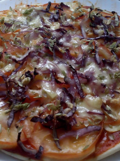 Una foto de Pizza hortelana