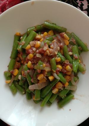 Foto resep Tumis buncis jagung kornet