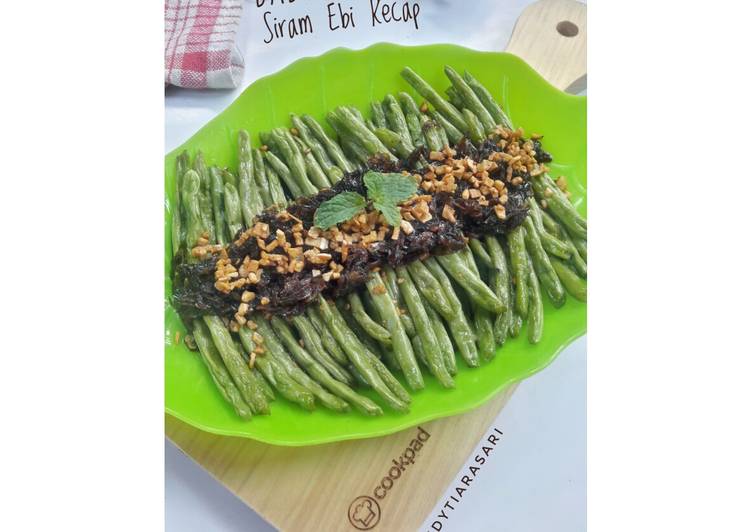 Resep Baby Buncis Siram Ebi Kecap (4 bahan) yang Bikin Ngiler