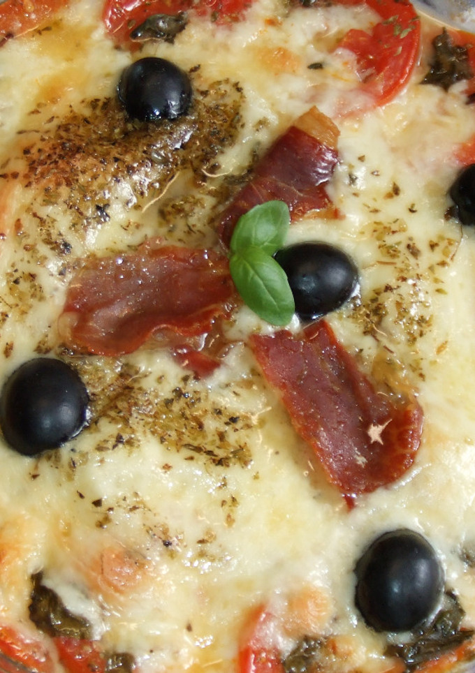 Una foto de Provolone sabroso y fácil al horno