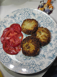 Una foto de Croquetas de Salmón y Tofu