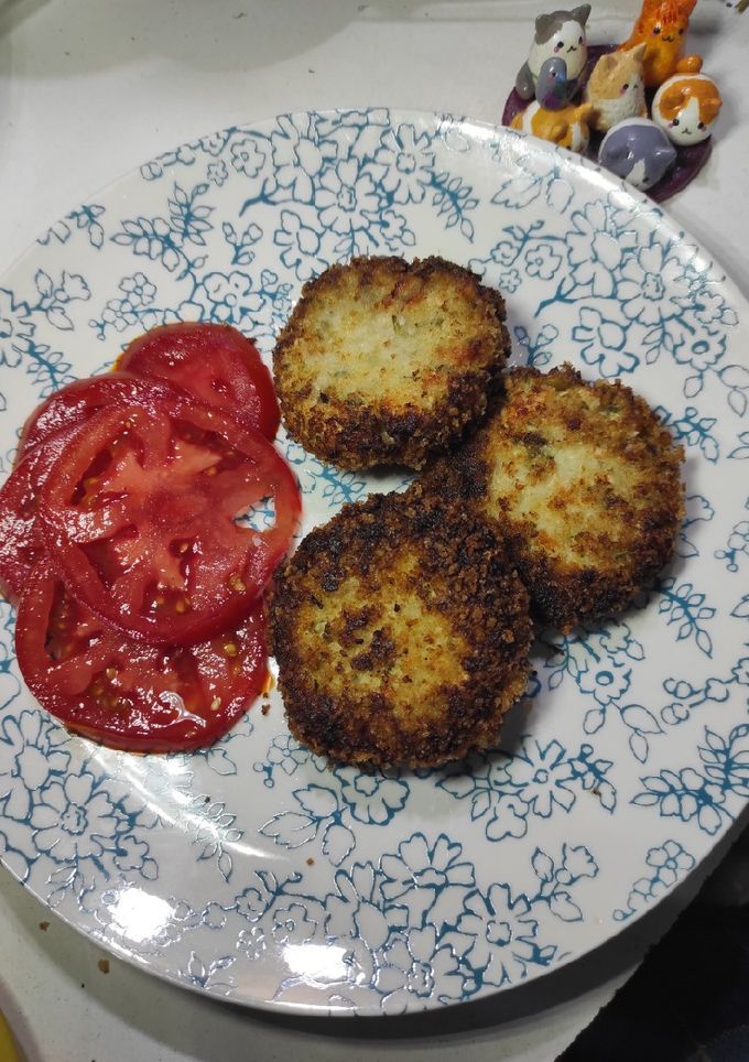 Una foto de Croquetas de Salmón y Tofu