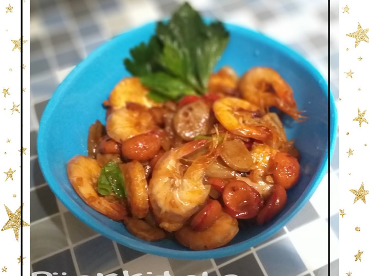 Anti Ribet, Memasak Tumis udang asam manis Menu Enak Dan Mudah Dibuat