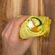 Rollitos de calabacín con salmón