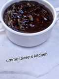 Homemade chocolate syrup