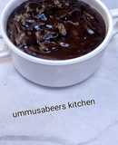 Homemade chocolate syrup