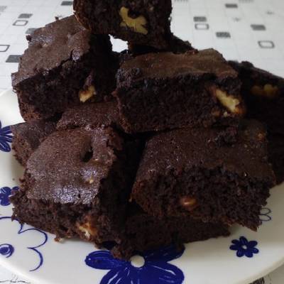 Brownie con cacao amargo Receta de diezmsol- Cookpad