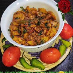 A picture of Potato And Tomato Gravy.