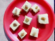 A picture of besan ki barfi
