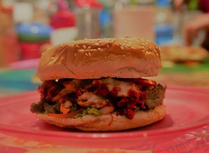 Una foto de Hamburguesa Mexic-Ana