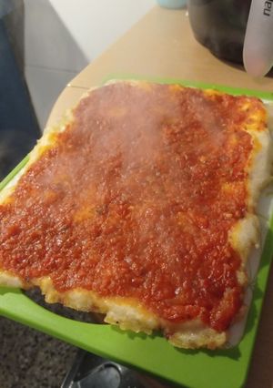 Una foto de Pizza de levadura sin gluten