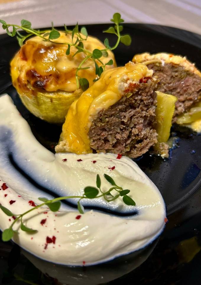 Кабачки фаршировані мʼясом 🥒