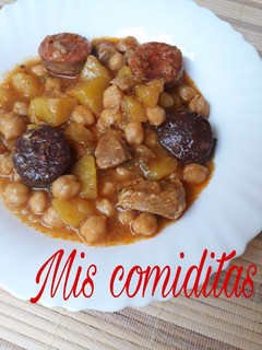 Una foto de Potaje de garbanzos andaluz a la antigua
