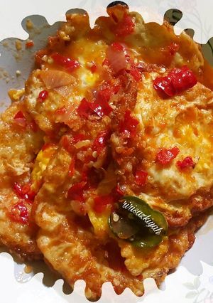 Foto resep 🐣Telor Ceplok Sambel bawang