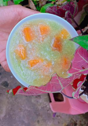 Hình của món Chè cốm khoai lang.