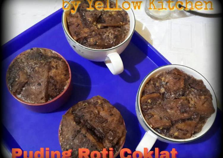 Puding Roti Coklat