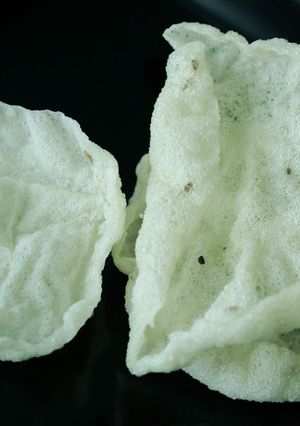 A picture of Rice Pappad.