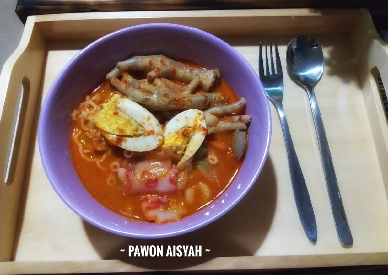 Seblak ceker pedas simple