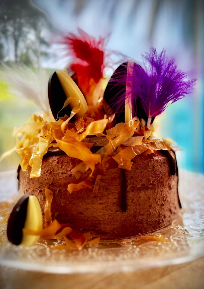 Una foto de Mona de chocolate de Pascua