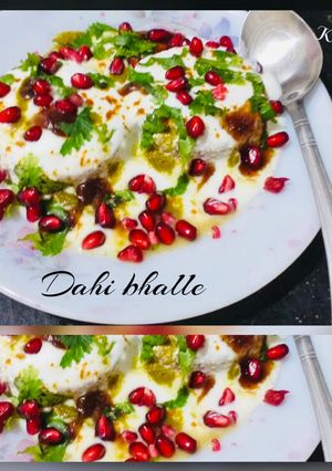 दही भल्ले(dahi bhalle recipe in hindi) रेसिपी मुख्य फोटो