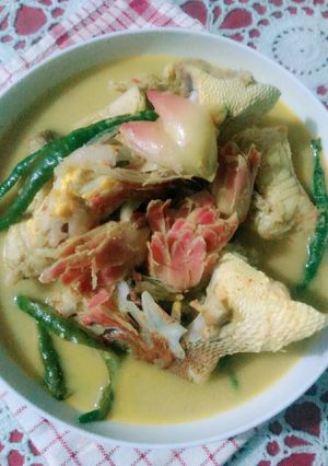 Foto resep Gulai Kakap Bunga Kecombrang