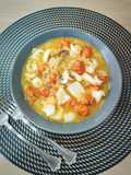 Guiso de sepia con tomates cherry