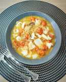 Guiso de sepia con tomates cherry