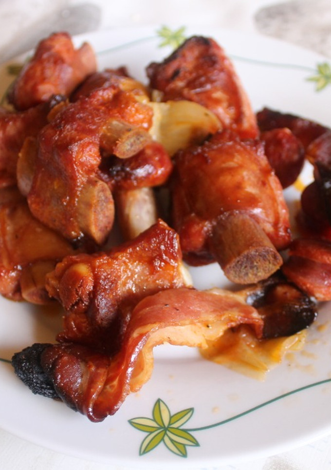 Una foto de Costillas al horno con cerveza