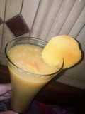 Peach mango juice