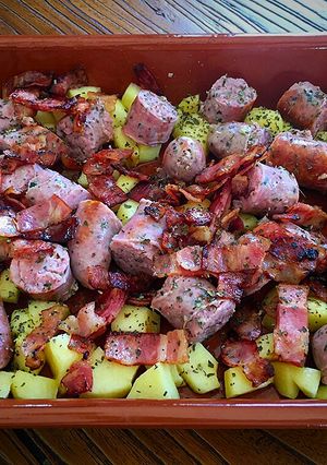 Foto principal de Butifarra con manzana y bacon