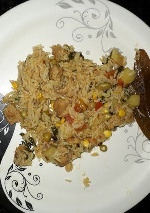 A picture of Simple veg rice.