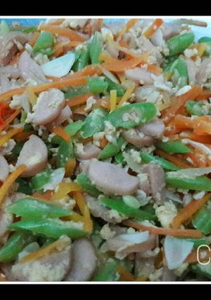 Foto resep Orak arik sosis