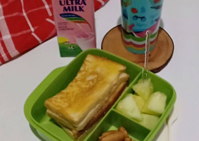 Resep Roti Bakar Simpel untuk bekal sekolah oleh Nining Sari_3R - Cookpad