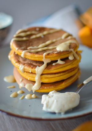 Foto di Pancake salati alla zucca