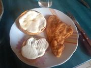 Una foto de pechuga pollo de coreano