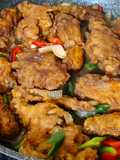 Ayam Krispi Balut Saus Kecap Asin