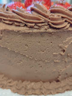 Una foto de Frosting de Chantilly de chocolate
