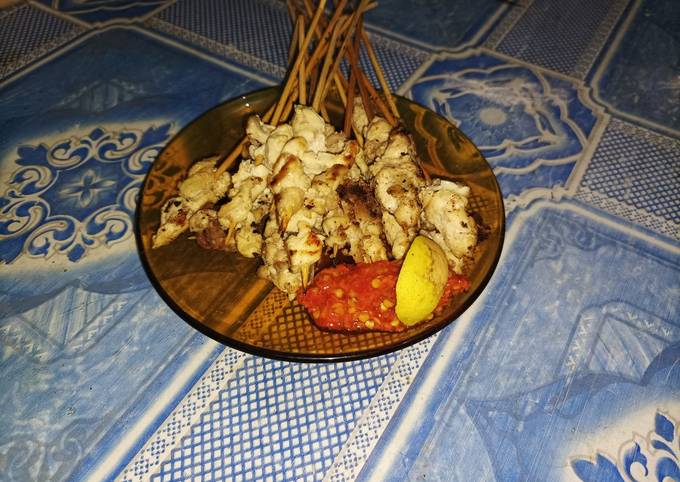 Cara Membuat Sate Taichan sambal goreng Gampang