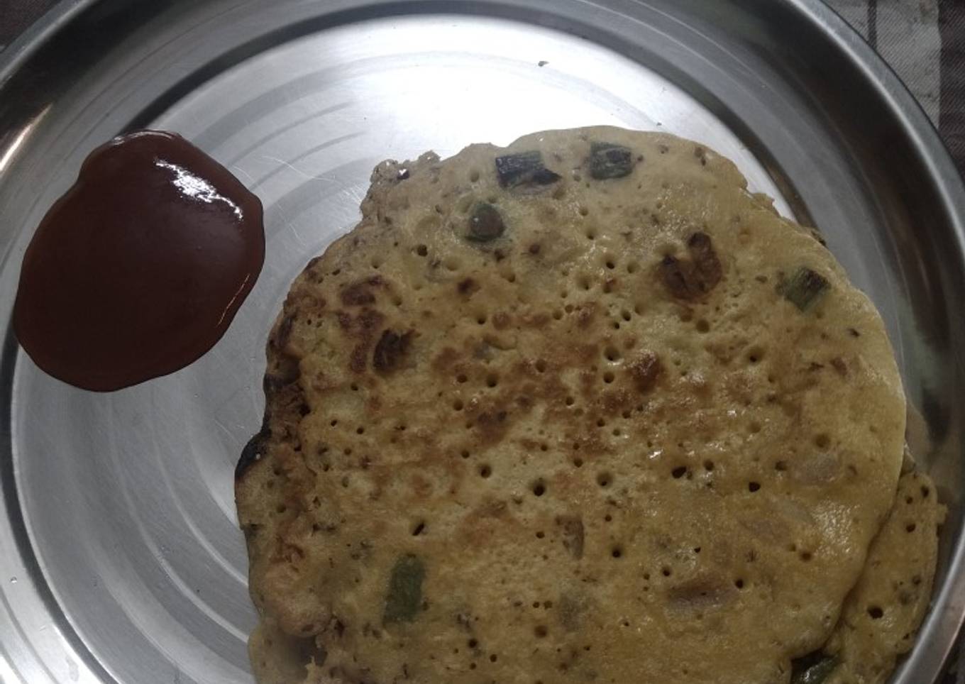 Healthy besan chilla