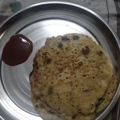 A picture of Healthy besan chilla.