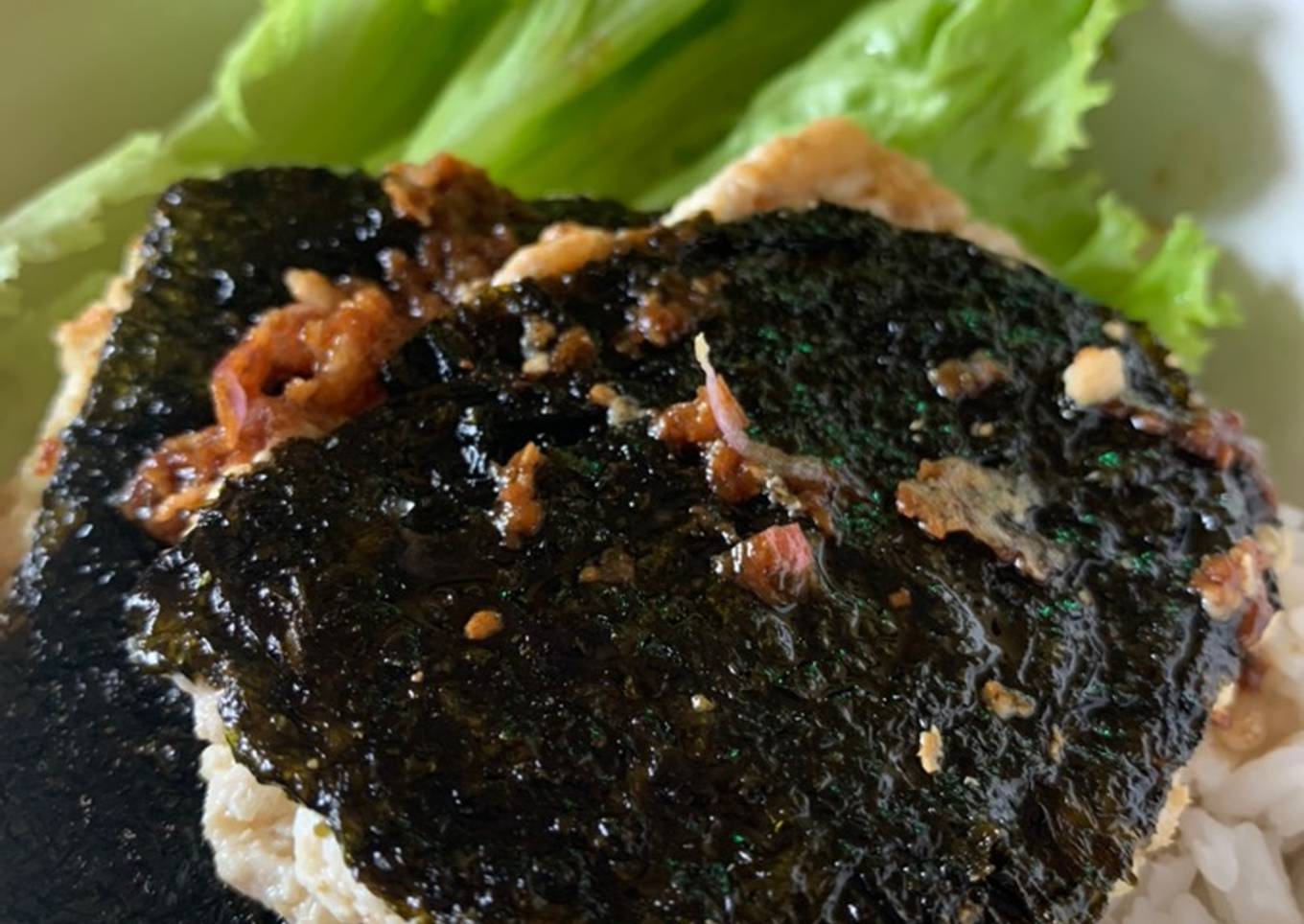 Vegan tahu nori