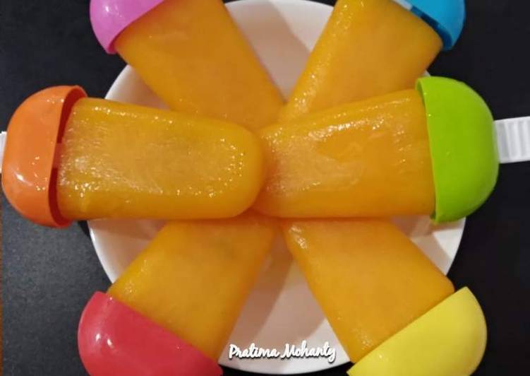 Easiest Way to Make Quick Mango Popsicle