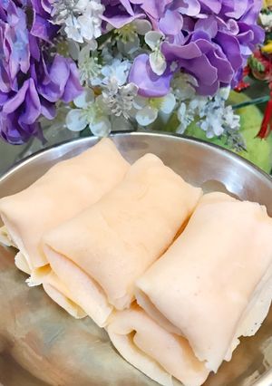 Foto resep Dadar gulung stroberi (MPASI 1+)