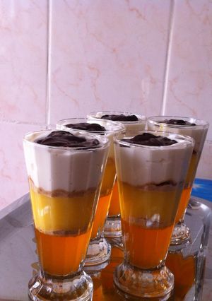 صورة لوصفة طريقة عمل كاسات ترايفل