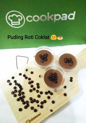 Foto resep Puding Roti Coklat 🍮