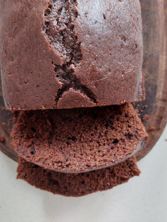 Una foto de Budín integral de chocolate y café