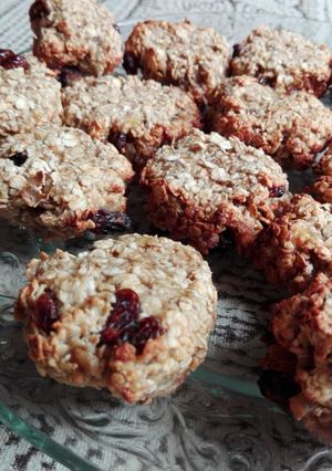 Banános zabfalatok recept fotója